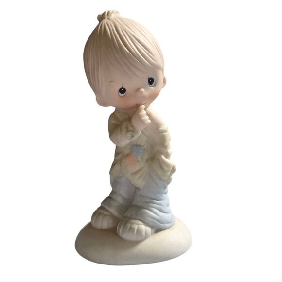 Vintage Enesco Figurine "Smile God Loves You" - Picture 1 of 3